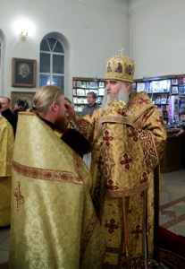 Всенощное бдение в Благовещенском храме г. Вольска