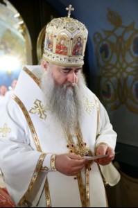 Крещальная литургия в Свято-Троицком кафедральном соборе г. Саратова