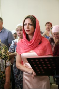 Божественная литургия в храме во имя святителя Тихона, епископа Воронежского, Задонского чудотворца г. Саратова