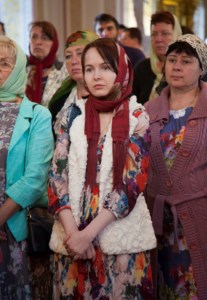 Божественная литургия в Свято-Троицком кафедральном соборе г.Саратова