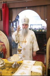 Божественная литургия в храме во имя святителя Тихона, епископа Воронежского, Задонского чудотворца, г. Саратова