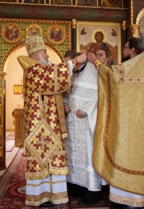 Божественная литургия на Архиерейском подворье — храме в честь иконы Божией Матери «Утоли моя печали» г.Саратова