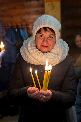 Великое освящение храма Казанской иконы Божией Матери г. Вольска и Божественная литургия в новоосвященном храме