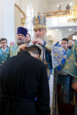 Божественная литургия в храме в честь Казанской иконы Божией Матери г. Саратова