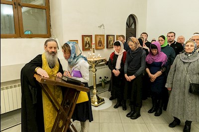 Всенощное бдение в Свято-Никольском мужском монастыре г. Саратова