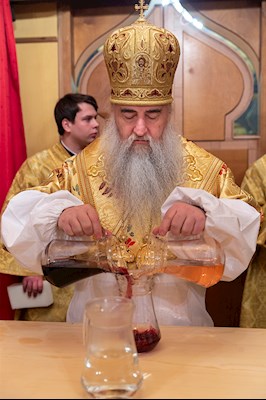 Митрополит Лонгин совершил Великое освящение храма Преображения Господня р.п. Соколовый