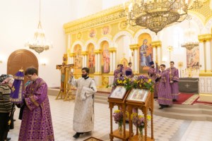 Божественная литургия в храме святителя Спиридона Тримифунтского г. Саратова