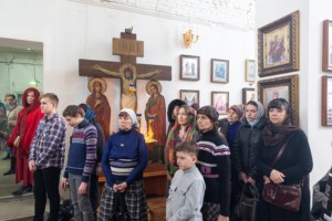 Литургия Преждеосвященных Даров в храме во имя святителя Митрофана Воронежского г. Саратова