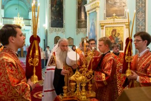 Всенощное бдение в храме Сошествия Святого Духа г. Саратова