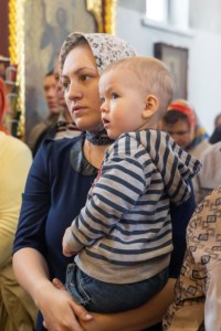 Божественная литургия в храме великомученика Георгия Победоносца г. Саратова