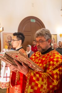 Божественная литургия в храме святого благоверного князя Александра Невского г. Саратова