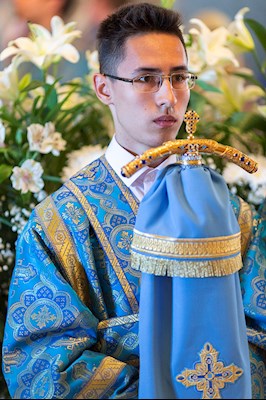 Божественная литургия в Свято-Троицком кафедральном соборе г. Саратова