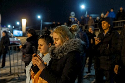 В поселке Затон прошли крещенские купания