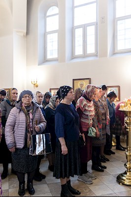Божественная литургия в храме в честь иконы Божией Матери «Всех скорбящих Радость» г. Саратова