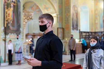 Всенощное бдение в храме Покрова Пресвятой Богородицы г. Саратова