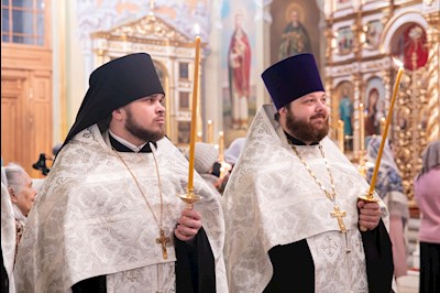 Митрополит Игнатий совершил всенощное бдение в Покровском соборе г. Саратова
