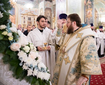 Всенощное бдение в Покровском соборе г. Саратова