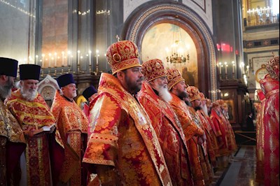 Митрополит Игнатий принял участие в Божественной литургии и торжествах в день тезоименитства Святейшего Патриарха Кирилла