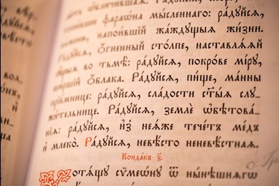 Митрополит Игнатий совершил вечернее богослужение с чтением акафиста Пресвятой Богородице в Свято-Троицком кафедральном соборе г. Саратова