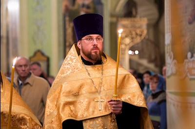 Митрополит Игнатий совершил всенощное бдение в Покровском соборе г. Саратова