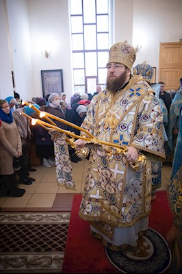 Митрополит Игнатий возглавил соборное архиерейское богослужение в Казанском храме г. Саратова