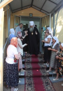 Божественная литургия в храме во имя святого апостола и евангелиста Иоанна Богослова г.Саратова