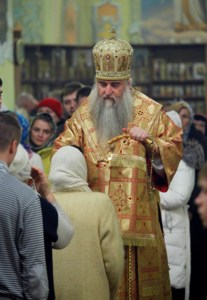 Всенощное бдение в храме в честь Покрова Пресвятой Богородицы г. Саратова