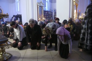 Пассия в храме во имя святого великомученика Георгия Победоносца г.Саратова