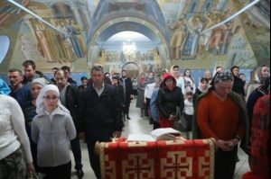 Всенощное бдение в Свято-Троицком кафедральном соборе г.Саратова