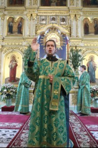 Божественная литургия в храме Сошествия Святого Духа г. Саратова