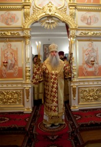 Всенощное бдение в храме в честь Рождества Христова г. Вольска