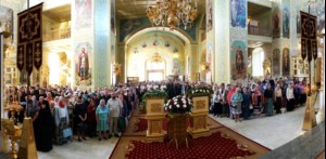 Встреча святых мощей святого равноапостольного князя Владимира и Всенощное бдение в храме в честь Покрова Пресвятой Богородицы г.Саратова