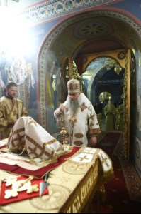 Божественная литургия в Свято-Троицком кафедральном соборе г.Саратова