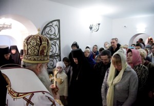 Божественная литургия в Свято-Алексиевском женском монастыре г. Саратова