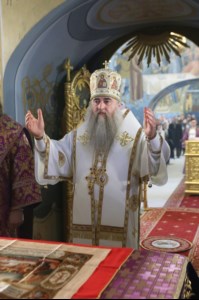 Крещальная литургия в Свято-Троицком кафедральном соборе г. Саратова