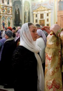 Всенощное бдение в храме в честь Покрова Пресвятой Богородицы г. Саратова