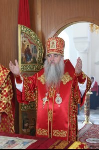 Божественная литургия на Архиерейском подворье — храме в честь иконы Божией Матери «Утоли моя печали» г.Саратова
