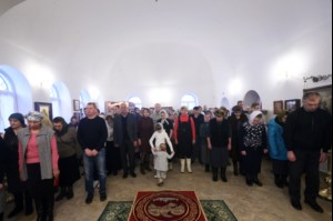 Божественная литургия в храме в честь Благовещения Пресвятой Богородицы г.Саратова