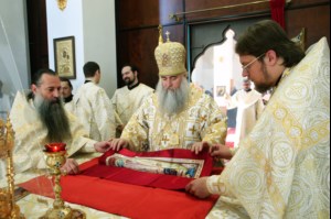 Божественная литургия в Свято-Алексиевском женском монастыре г.Саратова