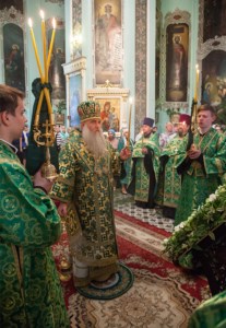 Всенощное бдение в храме Сошествия Святого Духа г. Саратова