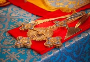 Божественная литургия в храме в честь Владимирской иконы Божией Матери с. Багаевка Саратовского района