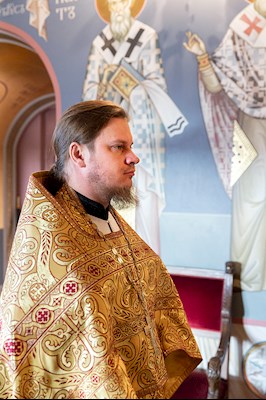 Божественная литургия в Свято-Троицком кафедральном соборе г. Саратова
