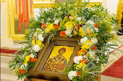 Всенощное бдение в храме святителя Спиридона Тримифунтского г. Саратова
