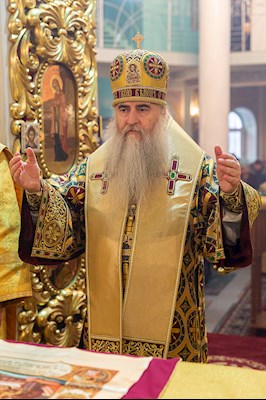 Божественная литургия в храме Всех святых, в земле Русской просиявших, г. Саратова
