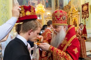 Таинство Венчания в Покровском храме г. Саратова