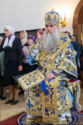 Божественная литургия в храма в честь иконы Божией Матери «Всех скорбящих Радость» г. Саратова