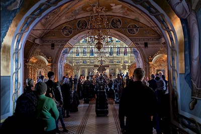 Пассия в Свято-Троицком кафедральном соборе г. Саратова