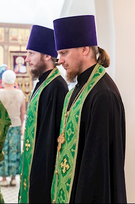 Всенощное бдение в храме преподобного Сергия Радонежского г. Саратова