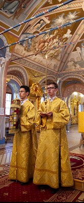 Всенощное бдение в Свято-Троицком кафедральном соборе г. Саратова