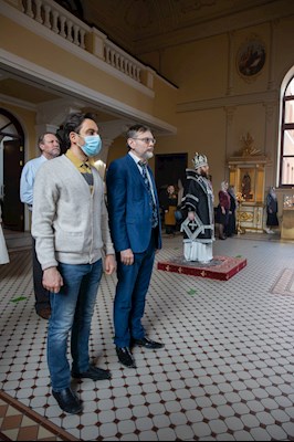 Митрополит Игнатий совершил вечернюю Литургию Преждеосвященных Даров в храме во имя святого апостола и евангелиста Иоанна Богослова при Саратовской православной духовной семинарии